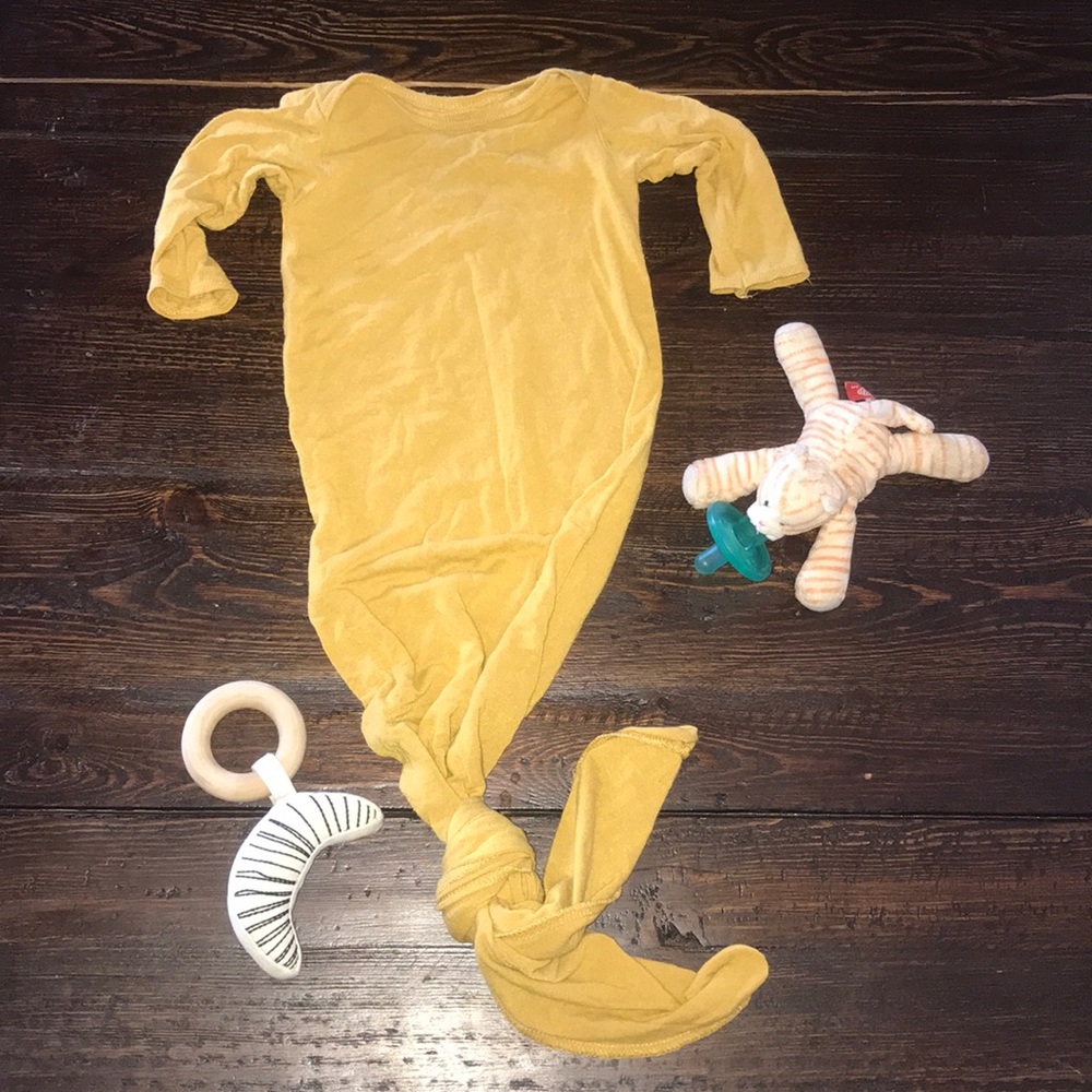 Organic Bamboo Knotted Sleeper (3-6 months)